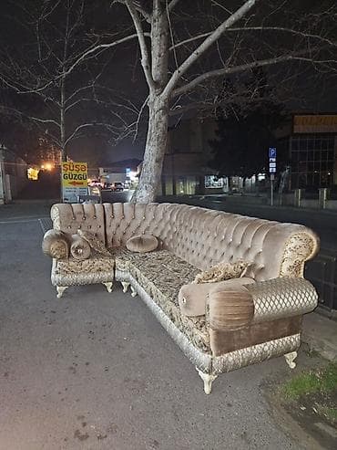 Divanlar: Künc divan, Yeni, Vеlur parça, Çatdırılma yoxdur — 3