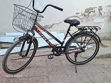 gence velosiped: Şəhər velosipedi – STELS Velo (klassik model) - Rəng: qara-qırmızı — 2