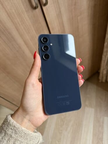 z fold 3: Samsung Galaxy A55, цвет - Голубой, Две SIM карты — 2