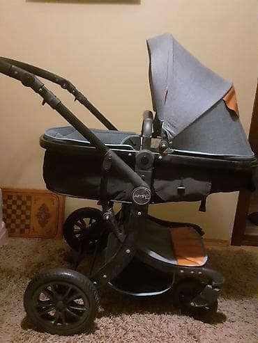 velosiped formalı uşaq arabası: Çıxarıla bilən beşikli araba — 2