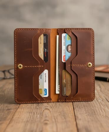 balaca qadın pul kisəsi: Pulqabı, Təbii dəri, Yeni — 1