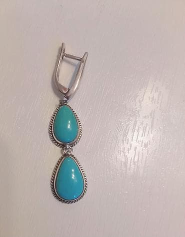 deri canta: Dəstə daxildir: Sırğa, Kulon, Gümüş, 925 Əyar — 3