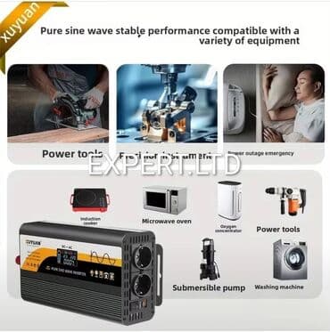 maşın danqıratı: Yeni Inverter, 1500-3000 Vt, 12 - 220 volt, Rayonlara çatdırılma, Ünvandan götürmə, Ödənişli çatdırılma — 42