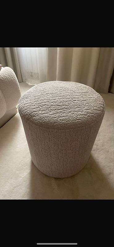 Yeni, Pufik oturacaq, Parça, rəng - Süd rəngi