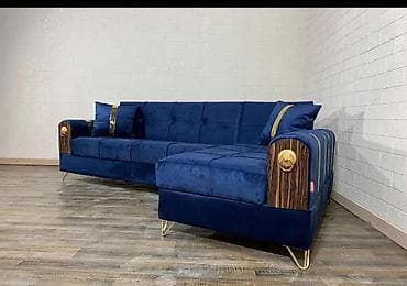 armut koltuk: Künc divan, Yeni, Açılan, Bazalı, Vеlur parça, Rayonlara çatdırılma — 3