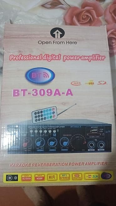 BT-309A-A Professional Digital Power Amplifier – karaoke və ev