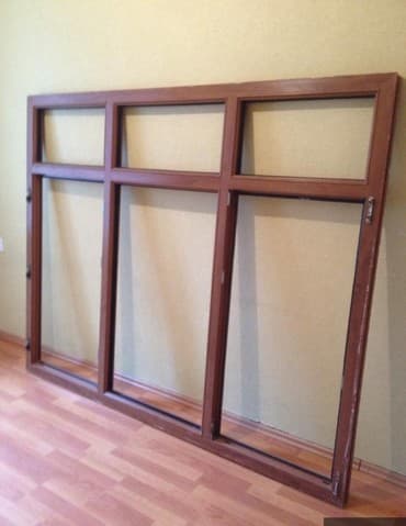 parketlərin qiyməti: İşlənmiş İkiqat şüşə paketi Plastik pəncərə, Еni: 2 sm, Uzunluğu: 160 sm — 4