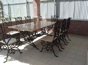 Sifarişlə bağ yelləncəkləri: Metal en mmc olaraq istədiyiniz forma və ölçüde demir işlerinin — 22