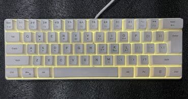 mini klaviatura: 📌 Model: Mini 60% RGB USB Aydınlatmalı Klaviatura 📌 Tuş sayı: 61 📌 — 6