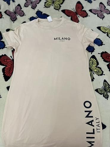 kiko milano: Bej rəngli qadın T‑shirt/uzun tunika - Rəng: açıq bej - Üslub: sadə — 1