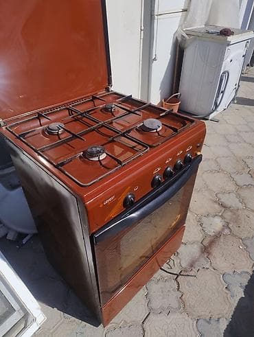 elektrik plitə: Qarışıq sobası Ayrıca dayanan, 4 gözlü, İşlənmiş — 3