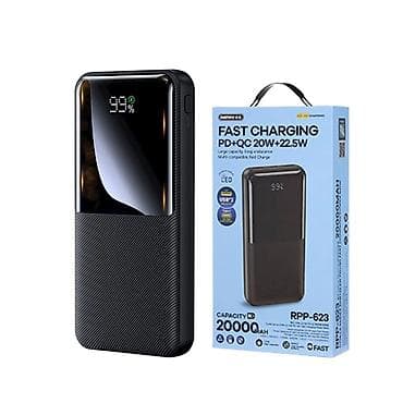 remax k02: Kateqoriya: Power banklar Brend: Remax Model: RPP-623 20000 mAh black — 1