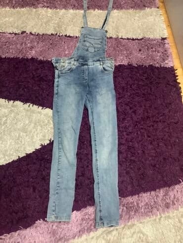 uşaq ucun cins kombinezonlar cins uşaq kombinezonları: Uşaq üçün cins kombinezon - Model: Dar kəsimli, uzun paça - Rəng — 1