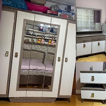 Мебель: Endirim olundu 🛑🛑Dolab,termo və iki ədəd tumba cəmi 250₼. Problemi — 1
