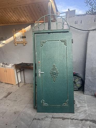 çöl qapılar: Metal giriş qapısı və çərçivəsi - Material: qalın metal (dəmir) lövhə — 3