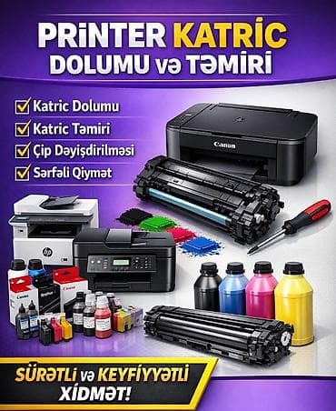 qabyuyan temiri: Lazer printerlər üçün kartriclərin doldurulması xidməti təklif olunur — 4