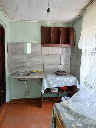 elimlerde ev: 1 otaqlı ev (studia tipli plan) – 1 mətbəx zonası, 1 yaşayış otağı — 10