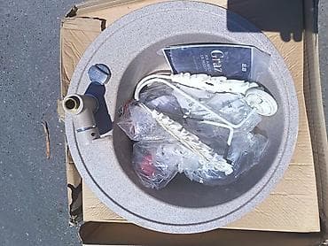 plastik boru utu: Yeni Dairəvi Mətbəx çanağı, Şkafsız, Ünvandan götürmə — 1