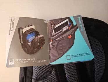 çamta: Samsonite Tectonic 2 - 17" Noutbuk üçün bel çantası Qara/Boz Balistik — 5