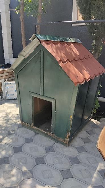 cib iti: Metaldan it evi – iri və orta ölçülü itlər üçün - Material: dayanıqlı — 2