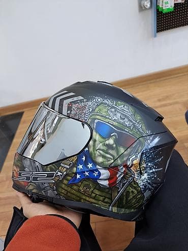 Мототранспорт: LS2 Storm II tam üzlü motosiklet kaskı - Model: LS2 STORM II (tam — 3