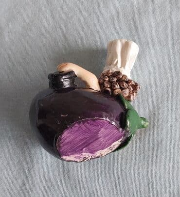 ag badimcan: Fiqur, Keramika, rəng - Bənövşəyi — 7