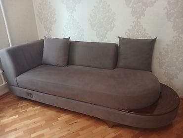 nerdivan satilir: Künc divan, Açılan, Bazasız, Vеlur parça, Çatdırılma yoxdur — 4