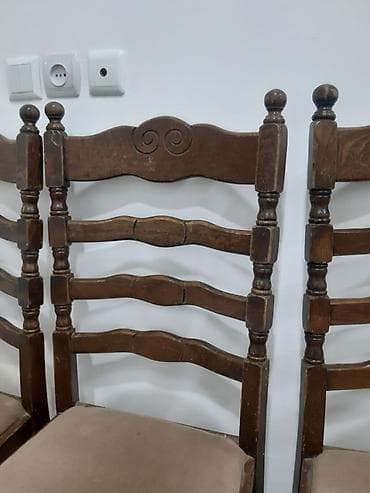 kəndir: Mətbəx üçün, Qatlanmayan, Stul — 4