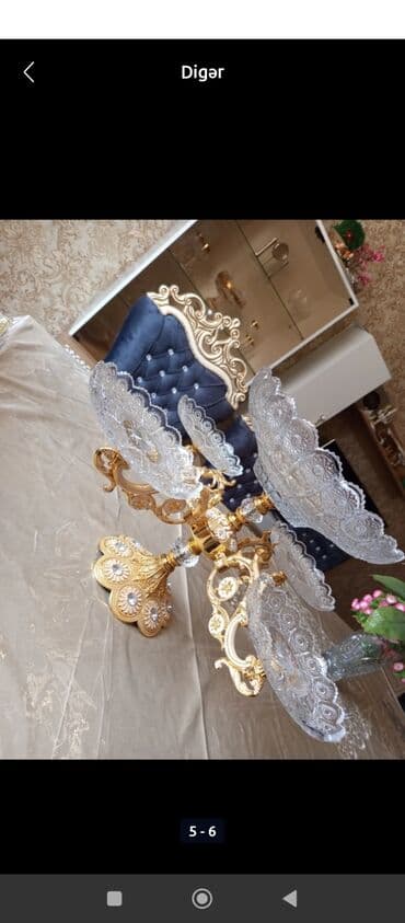 Çılçıraq, 5 lampa, Metal lalafo.az -da Çılçıraq, 5 lampa, Metal