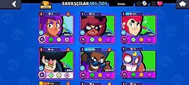 oyuncalar: Brawl Stars hesabı – geniş məzmunlu, tam hazır oyun profili - Kupa — 6