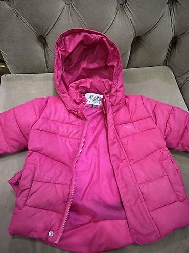 Armani Junior uşaq qış gödəkçəsi Qız uçun 2-3 yaş brend marka Armani