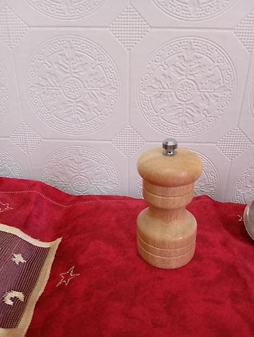 sarlar: Taxta istiot/duz dəyirmanı - Material: təbii ağac gövdə, üst hissədə — 1