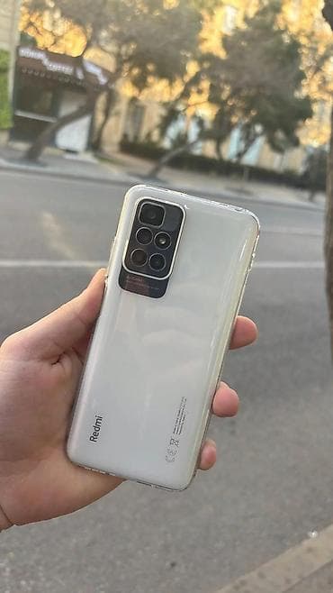 iphone x mini: Redmi Note 10, 128 GB, rəng - Ağ — 1