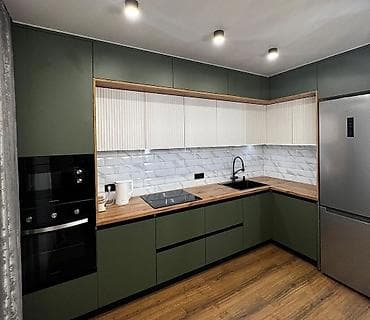 Sifarişlə mətbəx dəsti, Özü çəkən petlələr, Sadə laminat, Kredit yoxdur, Pulsuz çatdırılma