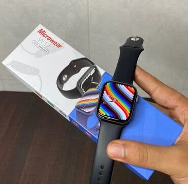 W17 Microwear w17 ⚜️ YENİ Apple Watch 7 süper copy ⚜️ 🔹İWO W17