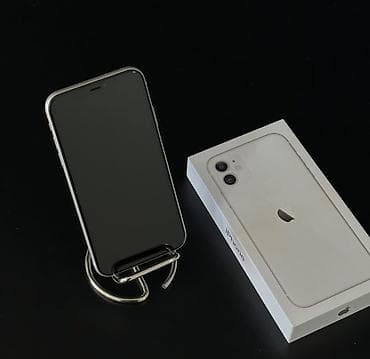 ağ qulaq: IPhone 11, 128 GB, Ağ, Zəmanət, Simsiz şarj, Face ID — 2
