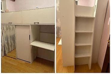 işlenmiş masalar: *400azn* Dolab çarpayı satılır.Yuxari hissəsi carpayidir,aşağı hissəsi — 1