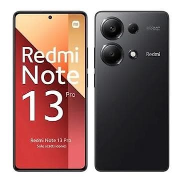 ucuz plansetler: Redmi Note 13 Pro, 256 GB, rəng - Qara, Barmaq izi — 1