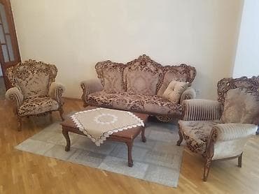 İşlənmiş, Divan, 2 kreslo