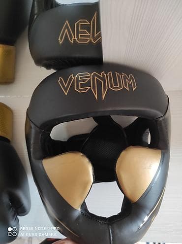 bas gitara: Boks və MMA üçün komplekt: Venum başlıq və boks əlcəkləri - Brend — 3