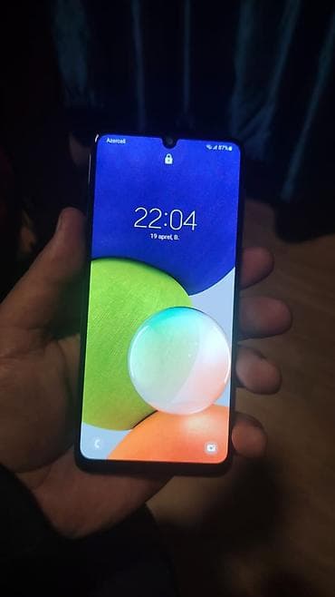 samsung adapter original: Samsung Galaxy A22, 64 GB, rəng - Ağ, Barmaq izi — 8