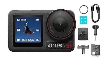 Videokameralar: DJI Osmo Action 5 Pro aksiyon kamerası Xüsusiyyətlər: - Video: 4K, 30 — 1