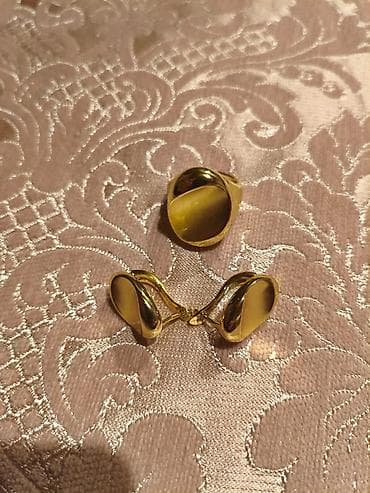 destler: Qızılı rəngdə kişi aksesuar dəsti - Tərkib: metal ərintisi, parlaq — 1