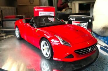 metbex tavan modelleri: Коллекционная модель Ferrari California T Open Red 2014 BBurago Scale — 16