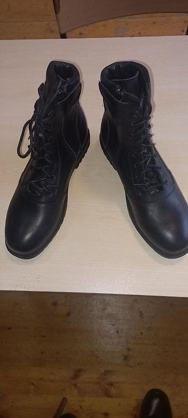 kişi bot: Qara hərbi/taktiki üslubda kişi çəkməsi - Model: uzun boğazlı — 3