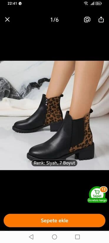 yeni lifcikler: Ölçü: 41.5, rəng - Qara, Yeni — 1