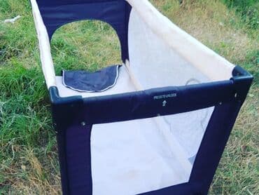 köpürmə manej: Manej / krovat uşaq üçün - 40 man Həm körpənin oynamağı və yatmağı — 3