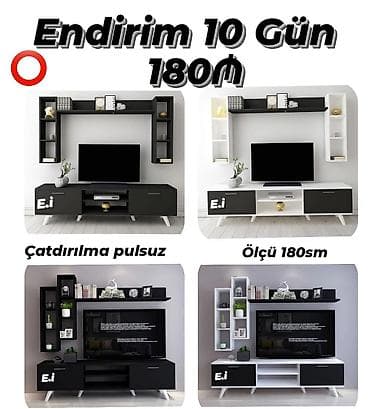 carpayi sumqayit: Yeni, Düz TV altlığı, Polkalı — 1