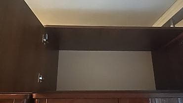 kunc dolab: Ağac rəngli əlavə üst dolab modulu - Klassik tərzdə, qoz rəngli finiş — 3