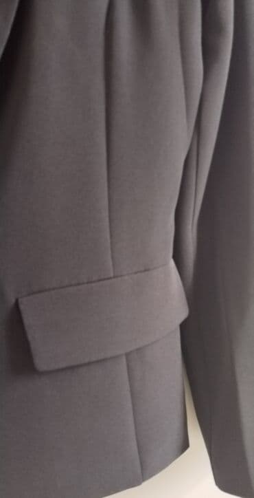 toxunma jaket modelleri: Qadın klassik bleizer – SHEIN - Rəng: qara - Ölçü: XS (EU 34, US 2) - — 3